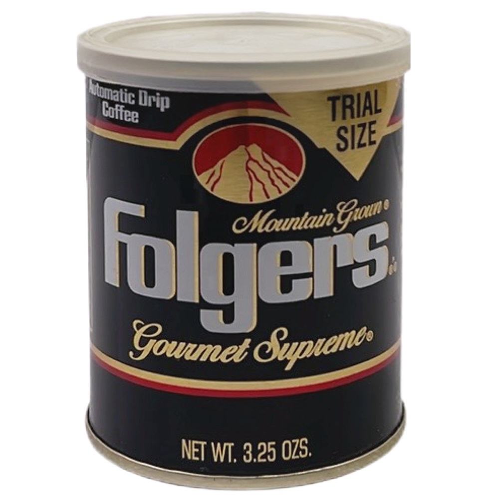 Vintage Rare‎ Trial Size Folgers Gourmet Supreme 1989 Automatic Drip Coffee